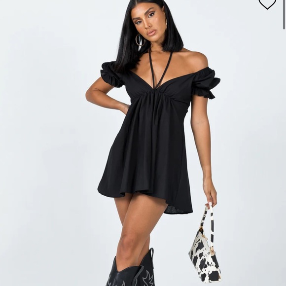 princess polly blissful mini dress Blissful Mini Dress Black